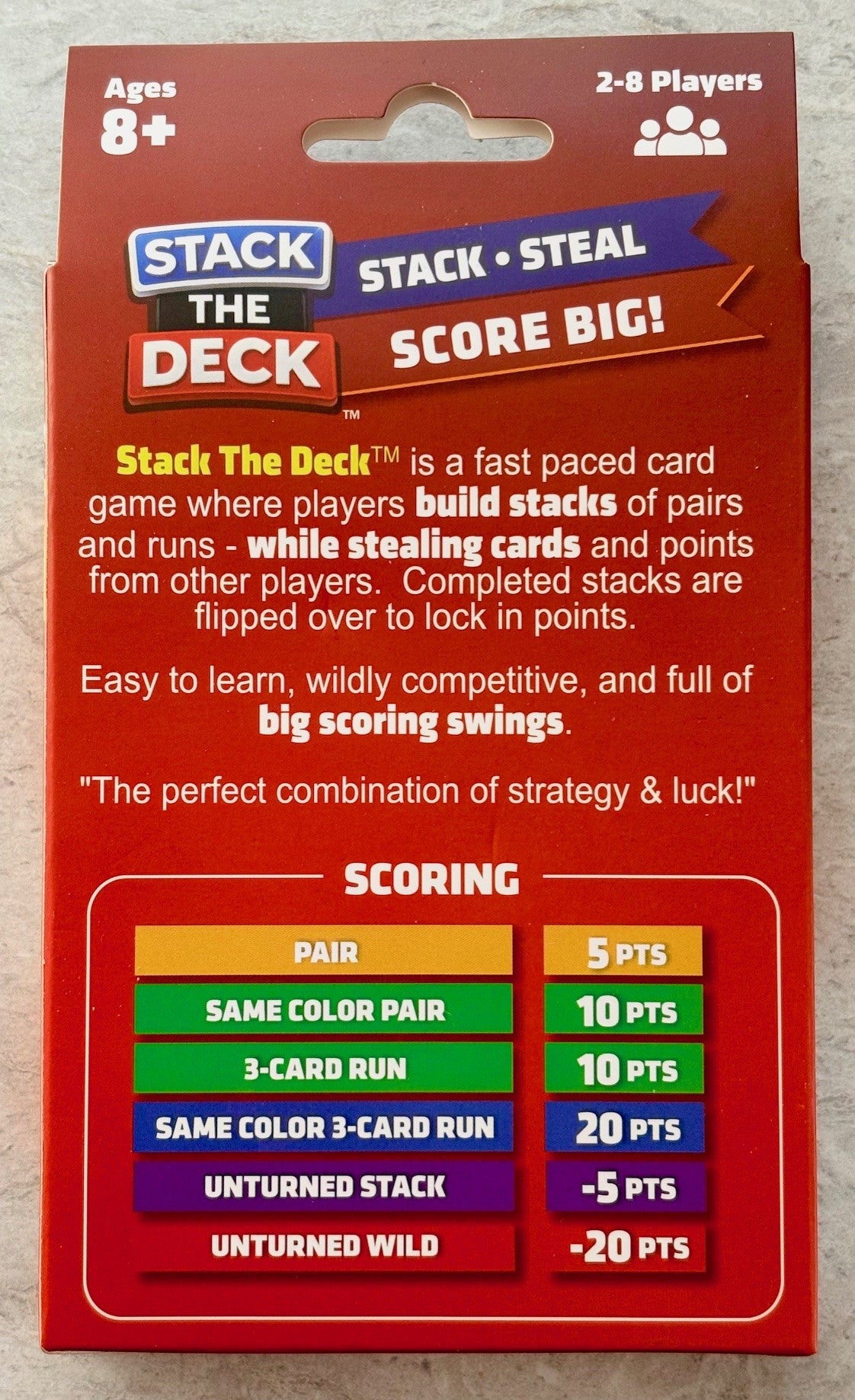 Stack The Deck™ - The Party Card Game for 2-8 Players